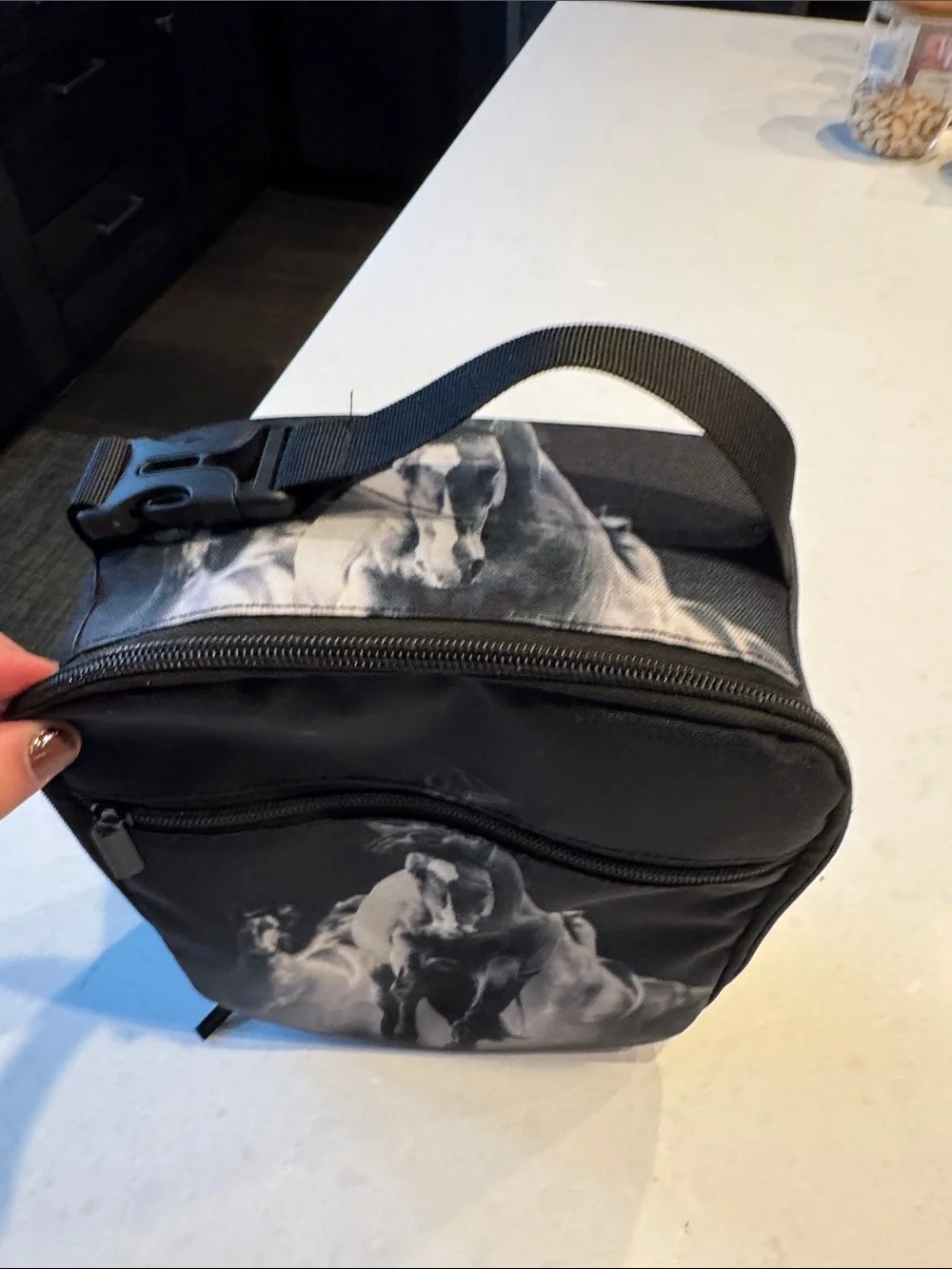 Horse durable black
